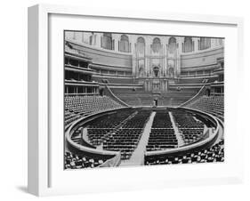 Excellent Interior of Albert Hall, One of England's Most Famous Concert Halls-null-Framed Photographic Print