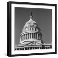 Excellent Monumental View of the Capitol Building and Dome, Showing the Central Section-Walker Evans-Framed Photographic Print