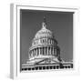 Excellent Monumental View of the Capitol Building and Dome, Showing the Central Section-Walker Evans-Framed Photographic Print