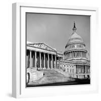 Excellent Monumental View of the Capitol Building and Dome, Showing the Central Section-Walker Evans-Framed Photographic Print