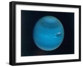 Excellent Narrow-Angle Camera Views of the Planet Neptune Taken from Voyager 2 Spacecraft-null-Framed Photographic Print