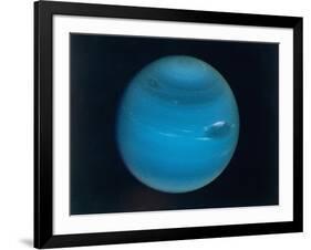 Excellent Narrow-Angle Camera Views of the Planet Neptune Taken from Voyager 2 Spacecraft-null-Framed Photographic Print