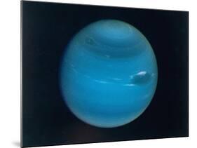 Excellent Narrow-Angle Camera Views of the Planet Neptune Taken from Voyager 2 Spacecraft-null-Mounted Photographic Print