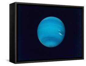 Excellent Narrow-Angle Camera Views of the Planet Neptune Taken from Voyager 2 Spacecraft-null-Framed Stretched Canvas