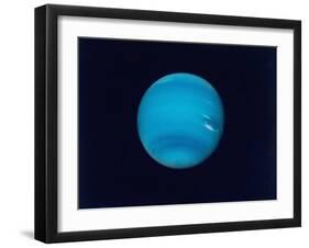 Excellent Narrow-Angle Camera Views of the Planet Neptune Taken from Voyager 2 Spacecraft-null-Framed Photographic Print