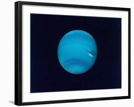 Excellent Narrow-Angle Camera Views of the Planet Neptune Taken from Voyager 2 Spacecraft-null-Framed Photographic Print