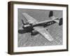 Excellent of a B-25 Mitchell Bomber in Flight-null-Framed Photographic Print