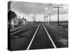 Excellent of Southern Pacific Railroad Tracks Stretching Off Into the Distance-Frank Scherschel-Stretched Canvas