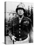 Excellent of Us Four Star Gen. George S. Patton Jr. in Uniform and Helmet-null-Stretched Canvas