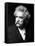 Excellent Portrait of American Author Samuel Langhorne Clemens, aka Mark Twain-null-Framed Stretched Canvas