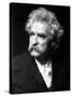 Excellent Portrait of American Author Samuel Langhorne Clemens, aka Mark Twain-null-Stretched Canvas