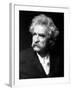 Excellent Portrait of American Author Samuel Langhorne Clemens, aka Mark Twain-null-Framed Premium Photographic Print