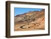 Excellent Road, Crossing Death Valley in the Usa. the Desert and Mountains-kavram-Framed Photographic Print