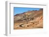 Excellent Road, Crossing Death Valley in the Usa. the Desert and Mountains-kavram-Framed Photographic Print