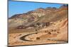 Excellent Road, Crossing Death Valley in the Usa. the Desert and Mountains-kavram-Mounted Photographic Print
