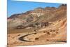 Excellent Road, Crossing Death Valley in the Usa. the Desert and Mountains-kavram-Mounted Photographic Print