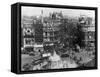 Excellent View of a Bustling Piccadilly Circus-null-Framed Stretched Canvas