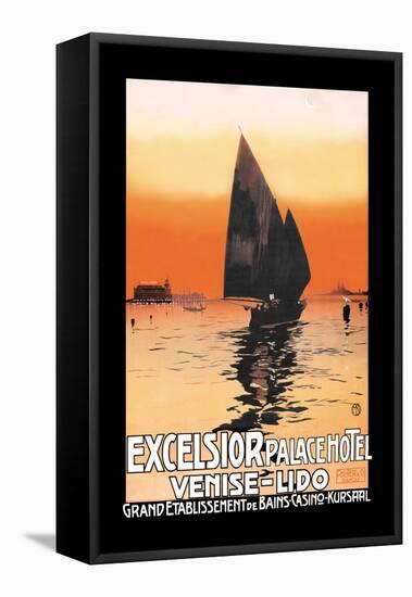 Excelsior Palace Hotel-Karl Michel-Framed Stretched Canvas