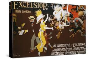 Excelsior Poster-Jules-Alexandre Gr?n-Stretched Canvas