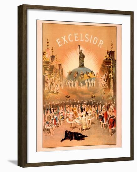 Excelsior-Forbes Co-Framed Art Print