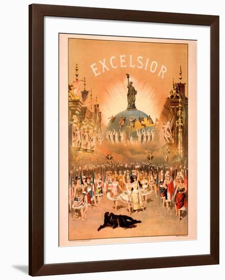 Excelsior-Forbes Co-Framed Art Print