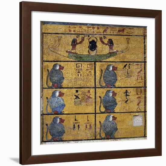 Excerpt from the Amduat, Tomb-null-Framed Giclee Print