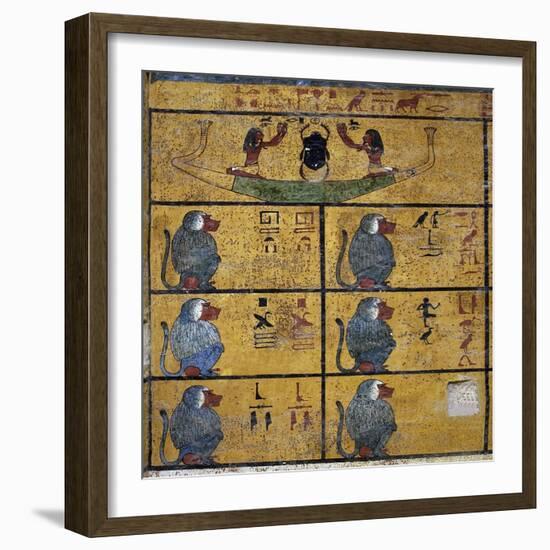 Excerpt from the Amduat, Tomb-null-Framed Giclee Print