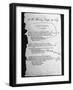 Excerpt of the Handwritten Manuscript of a Poem by Walt Whitman-null-Framed Photographic Print