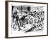 Excess a Fault, 1875-Swain-Framed Giclee Print