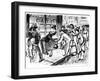 Excess a Fault, 1875-Swain-Framed Giclee Print