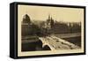 Exchange Bridge and Court of Justice-Helio E. Ledeley-Framed Stretched Canvas