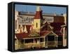 Exchange Hotel Dating from 1900, Kalgoorlie, Western Australia, Australia, Pacific-Ken Gillham-Framed Stretched Canvas