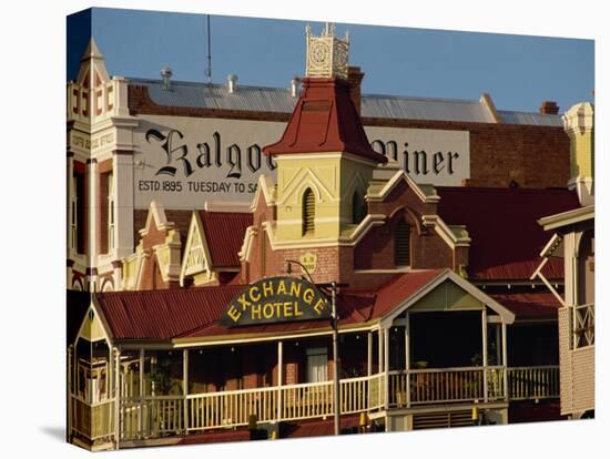 Exchange Hotel Dating from 1900, Kalgoorlie, Western Australia, Australia, Pacific-Ken Gillham-Stretched Canvas