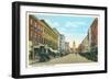 Exchange Street, Bangor, Maine-null-Framed Art Print