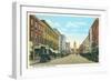 Exchange Street, Bangor, Maine-null-Framed Art Print