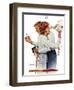 Exchanging gifts (or Fair Exchange)-Norman Rockwell-Framed Giclee Print