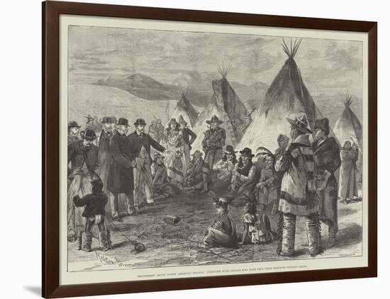 Excitement Among North American Indians-Melton Prior-Framed Giclee Print