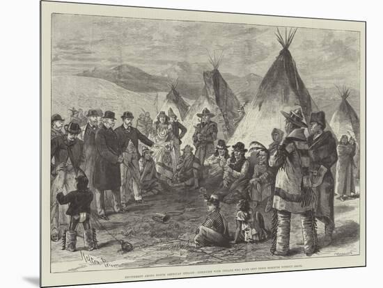 Excitement Among North American Indians-Melton Prior-Mounted Giclee Print