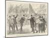 Excitement in the Streets of Berlin at the News of Prince Bismarck's Resignation-null-Mounted Giclee Print