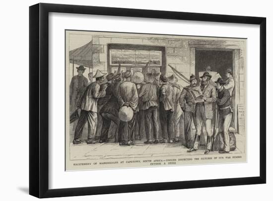 Excitement of Mahomedans at Capetown-null-Framed Giclee Print