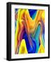 Exciting Blues-Ruth Palmer-Framed Art Print