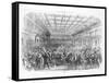 Exciting Scene in the House of Representatives, January 31st 1865-null-Framed Stretched Canvas