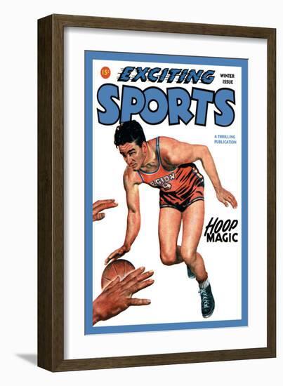 Exciting Sports: Hoop Magic-null-Framed Art Print