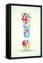 Exclamation Point, from Rainbow Colored Numbers Typography Vector Font-iunewind-Framed Stretched Canvas