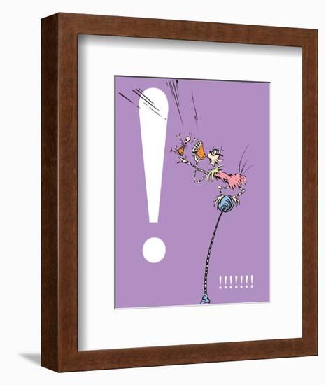Exclamation Point (purple)-Theodor (Dr. Seuss) Geisel-Framed Art Print