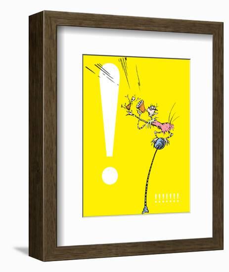 Exclamation Point (yellow)-Theodor (Dr. Seuss) Geisel-Framed Art Print