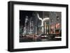 Exclusive Designer Shops at Night, Ginza Area, Chuo, Tokyo, Japan, Asia-Stuart Black-Framed Photographic Print