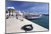 Excursion Boat at the Promenade at the Harbour of Porec, Istra, Croatia, Europe-Markus Lange-Mounted Photographic Print
