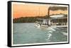 Excursion Boat, Lake Geneva, Wisconsin-null-Framed Stretched Canvas