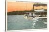 Excursion Boat, Lake Geneva, Wisconsin-null-Stretched Canvas